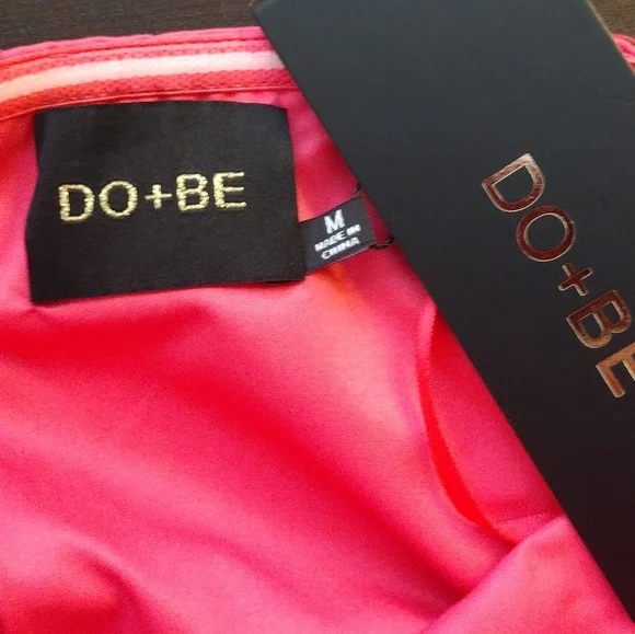 Do+Be Pink Satin Strapless Dress - Picture 6 of 6